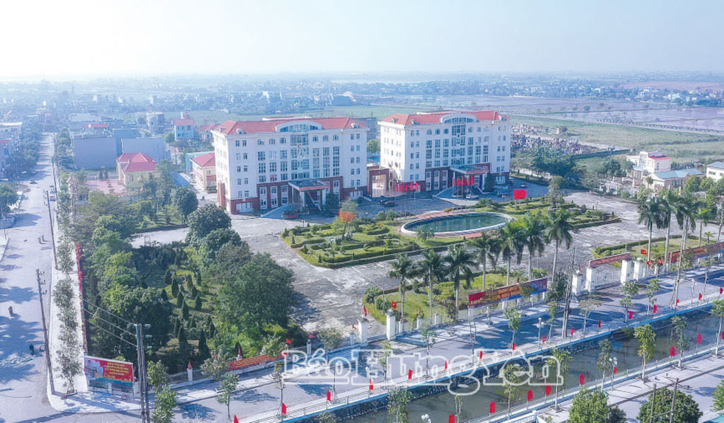 Trung tâm xã Kiến Xương.