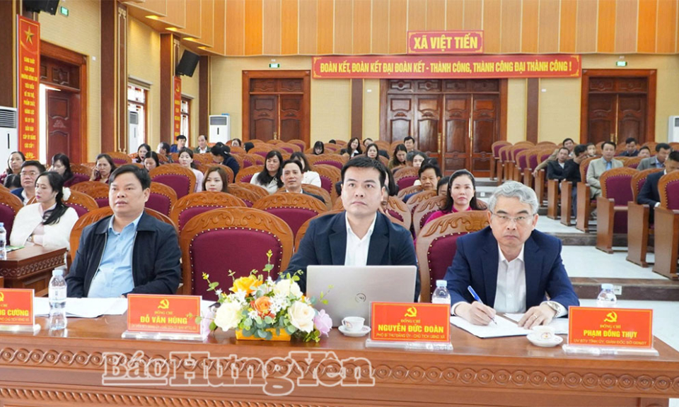 X&atilde; Việt Tiến tổng kết c&ocirc;ng t&aacute;c x&acirc;y dựng Đảng năm 2025