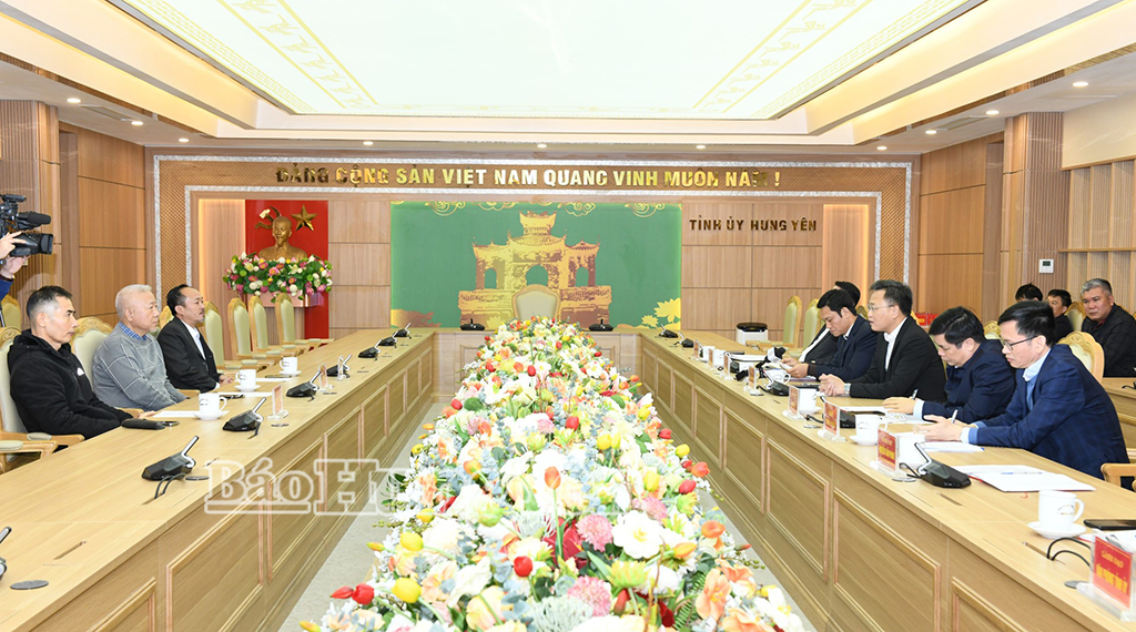 Đồng chí Bí thư Tỉnh ủy Nguyễn Hữu Nghĩa tiếp và làm việc với đại diện Quỹ đầu tư Lotus Invest Limited